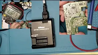 Nikon camera charger MH-25  repair / Oprava nab&iacute;ječky MH-25 fotoapar&aacute;tu Nikon