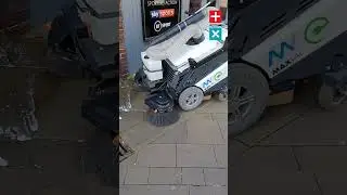 Clean the streets with 100% electric Maxwind Sweeper