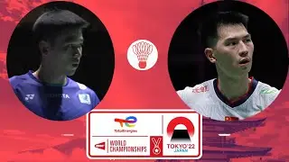 Kunlavut Vitidsarn VS Zhao Jun Peng in semi final BWF World Championship  2022 Tokyo