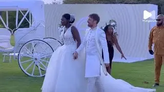 Akothee wedding,Akothee showing Omosh some Ohagla moves at there wedding
