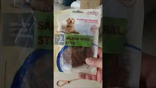Ross & Jimmy Eating O'dog Salmon Spiral Sticks!