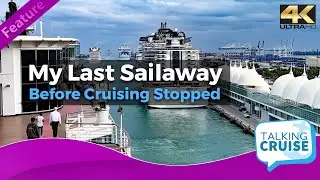 My Last Cruise Ship Sailaway (Before Cruising Stopped)