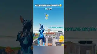 Издеваюсь над детьми с помощью аимбота 😭 #шорты #fortnite