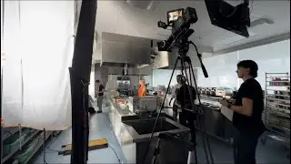 volunteering on a cooking show as an art pa for a day