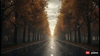 &ldquo;Soft Piano with Autumn Rain  Peaceful 4K Relaxing Atmosphere