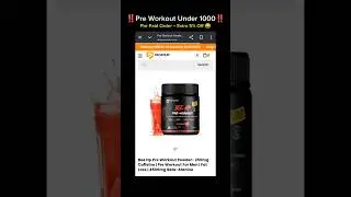 Pre Workout Under 1000 💪 Denzour Pre Workout #shorts #fitness #gym