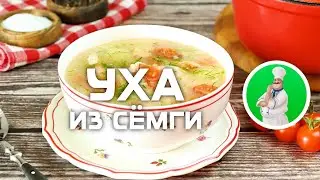 Уха из семги с пшеном