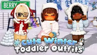 ⭐ Зимние наряды для малышей Berry Avenue ❄️👶✨ Учебник по созданию эстетичных нарядов