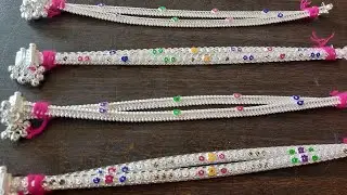 Anklets ...!! Salem Silver Anklets ...!! சேலம் வெள்ளி கொலுசு