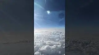 Flight  window seat view of clouds Aeroplane|clouds|India #youtubeshorts
