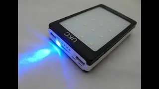 Power Bank на солнечной батарее Solar UKC 90000 mAh. Распаковка