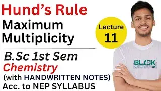 Hund's Rule of Maximum Mutliplicity | B.Sc 1st Sem Chemistry | Atomic Structure | NEP Syllabus NOTES