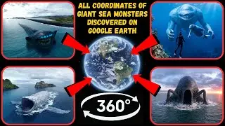 360&deg; - All Coordinates of Giant Sea Monsters Discovered on Google Earth!