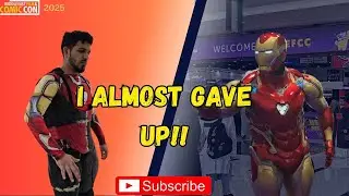 But i finished my Iron man MK 85 suit for Comic-Con Abu Dhabi 2025!!