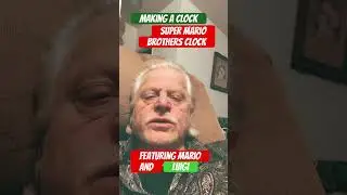 Making a Super Mario Brothers Clock 🍄⭐Mario & Luigi Time ⏰