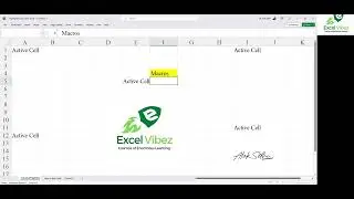 Highlight Active Cell in Excel using VBA Code || CA Alok A Sethi