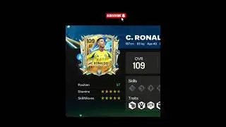 109 Cristiano Ronaldo ❤️&zwj;🔥☠️#cr7 #tots#utots #cr7 #fcmobile #shorts