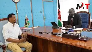 Mumias East MP Peter Salasya with CS Muga in his Office Listen To Him!!