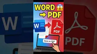 how to convert  word documents to pdf file  #wordtopdf #convert #tech #pdf #worddocument #shorts