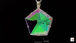 Exclusive Star of Light Pendant with Clear Quartz & Dichroic Glass