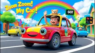 Zoom Zoom! My Car Song for Kids 🚗 | Fun Rhymes & Learning | children's poem