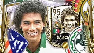 GOOD ST??? 95 OVR ICON PLAYER HUGO S&Aacute;NCHEZ REVIEW!!! | FIFA MOBILE 22