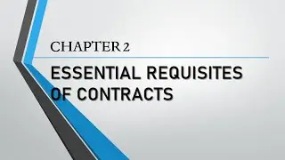 Контракты Глава 2. Существенные условия контрактов