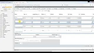 creating tables in MySQL |  Using XAMPP
