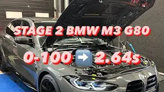 720HP & 900NM BMW M3 XDRIVE G80 CUSTOM MAP STAGE 2 ACCELERATION 0-100 & 1/4 MILE | BERKPerformance