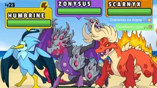 Desafiando geral na Arena Online - Parte 19 - Dynamons World