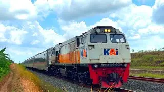 TOP KOMPILATION 14  in 1 High SPEED and SUPER Fast Train Videos |Diesel Trains | Indonesian Railways