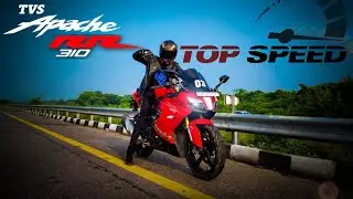 Tvs Apache RR 310 bs-6 top speed test & review | Apache RR 310 top speed test | Kabir Motovlogs