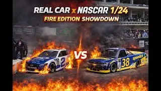 2023 John Hunter Nemechek and Zane Smith are literally on fire in 1/24 scale