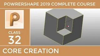 PowerShape 2019 Tutorial # 32 Core From Wireframe And Selection - Urdu/Hindi