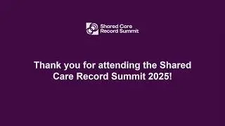Shared Care Record Summit 2025