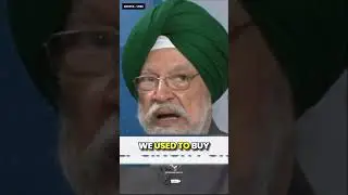 Hardeep Singh Puri shut down Western reporter on Russian oil #shorts #india #short