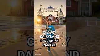 CIMORY PINDAH KE PANTAI #kontenkreator #shorts #shortvideo #pantai #beach #cimory #cimorydairyland