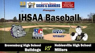 Brownsburg vs Noblesville | Hoosier Crossroads Conference | IHSAA Baseball | HCTV Sports