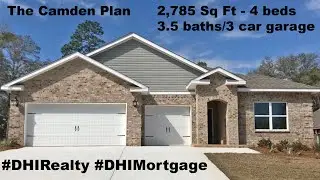 The Camden - A Walkthrough of D.R. Horton&rsquo;s &ldquo;Camden&rdquo; in Mobile County Alabama