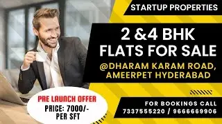 Flats for Sale in Ameerpet, Hyderabad - Buy Flats in #ameerpet - Book NOW!!