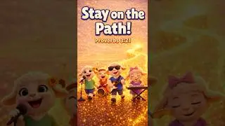 On whose path should I stay? 🌟 Proverbs 3:21 #shorts #Jesuslovesyou #BibleSingalongs #ForKids