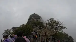 [건축시선] 중국 섬서성 서안 화산 일월암 왕모궁 中國陝西省西安火山日月岩王母宮 Moonstone Palace in Xi'an, Shaanxi Province, China