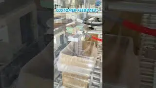 The packaging process of the intelligent packaging line is fully exposed！ #shorts #package