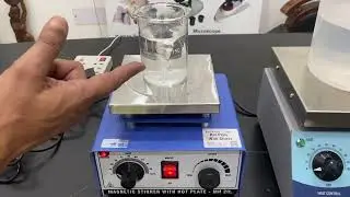 How To Use E Magnetic Stirrer with Hot Plate with Speed Regulators and Energy Regulators work Abron