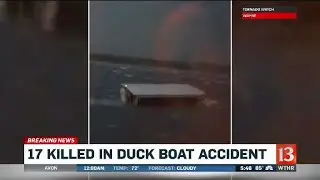 17 killed in duck boat accident