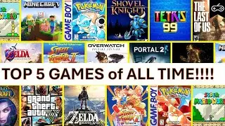 Top 5 Games of All Time (2024 Edition) - Canadian Gamers Ep. 138