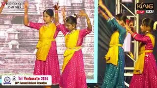 VI-& VIIL Girls Welcome Dance Swagatham Performance||  Trinity Academy MHSS 33rd Annual Day School