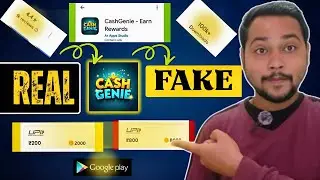 CashGenie App Real or Fake? ₹800 UPI Withdrawal Proof | Earn Rewards App Review