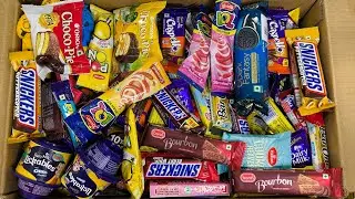 Big Snickers Butterscotch & Choco Pie Cake & Crispello Chocolate & BarOne Chocolate Unboxing ASMR