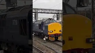 Rail Ops Group 37218 departing Crewe #shorts #trains #ukrailways #class37